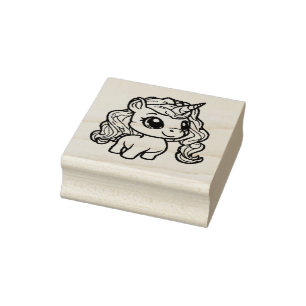 Tampons Encreurs Classic Cute Chic Unicorn Dessin