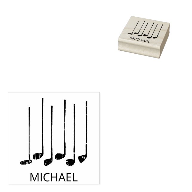 Tampons Encreurs Clubs de golf personnalisés (Tamponné)