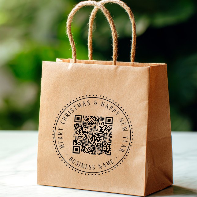 Tampons Encreurs Code QR 4X5 pour les fêtes de Noël (Créateur téléchargé)