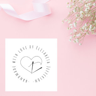 Tampons Encreurs Coeur cousu À La Main Fait À La Main Avec L'Amour