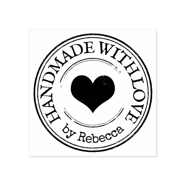 Tampons Encreurs Coeur d'amour artisanal (Impression)