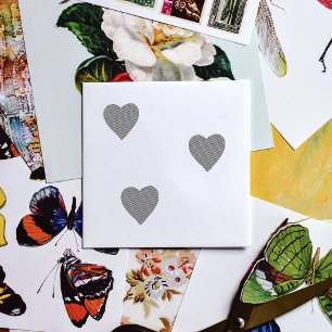 Tampons Encreurs Coeur d'amour rouge