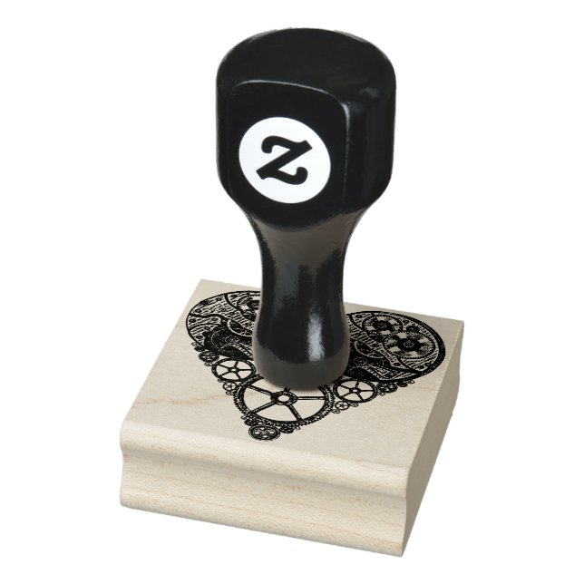 Tampons Encreurs Coeur d'amour Steampunk (Tampon)