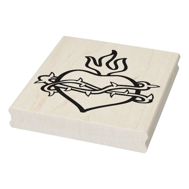 Tampons Encreurs Coeur de Jésus 2 illustration Timbre d'art motif (Tampon)