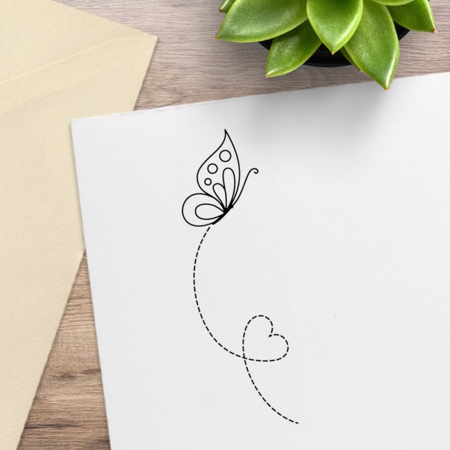 Tampons Encreurs Coeur papillon - Couleur moi (Créateur téléchargé)