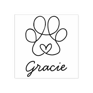 Tampons Encreurs Coeur tourbillonnant au sein de l'Empreinte de pat