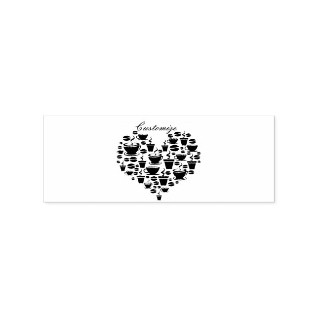 Tampons Encreurs Coffee Lover Heart Thunder_Cove (Impression)