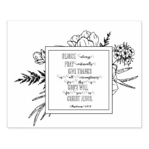 Tampons Encreurs Colorier Verset Bible pour Thanksgiving 1 Thess. 5