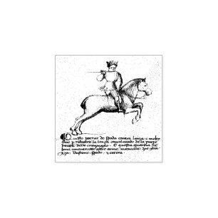 Tampons Encreurs Combat équestre (manuscrit médiéval 1,2)