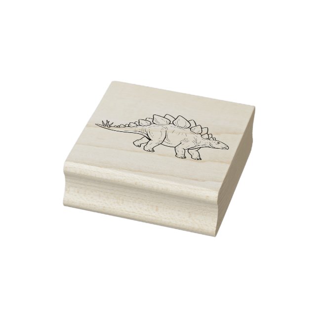 Tampons Encreurs Conception d'herbivore préhistorique Stegosaurus p (Tampon)