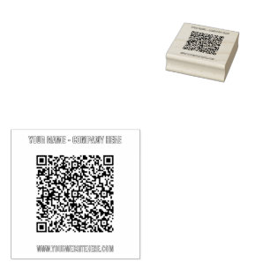 Tampons Encreurs Concevez votre propre Modèle avec le code QR en ca