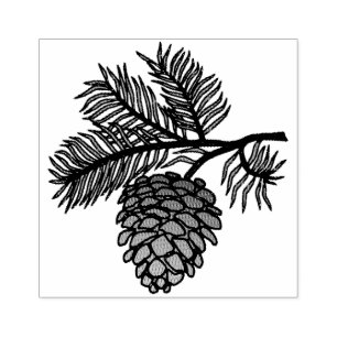 Tampons Encreurs Cône de pin et branche