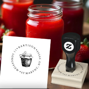 Tampons Encreurs Conserver l'adresse de retour TOUR de la confiture