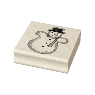 Tampons Encreurs Cookie de sucre Snowman Hanoukka Noël