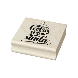 Tampons Encreurs Cookies pour Père Noël Timbre de Noël