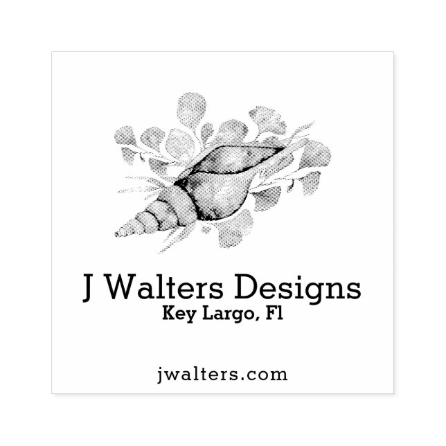 Tampons Encreurs Coquille conique moderne (Impression)