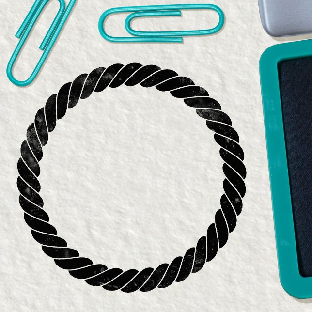 Tampons Encreurs Corde nautique épaisse torsion cartonnerie Cercle  (In Situ)