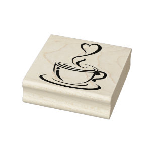 Tampons Encreurs Coupe du café et coeur