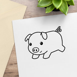 Tampons Encreurs Courir le cochon de porc
