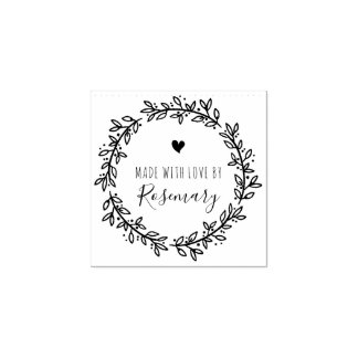 Tampons Encreurs Couronne Botanique Fabriquée Avec Amour Par