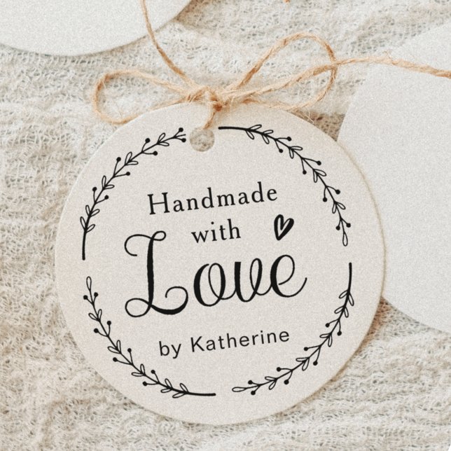 Tampons Encreurs Couronne botanique rustique faite à la main avec a (Créateur téléchargé)