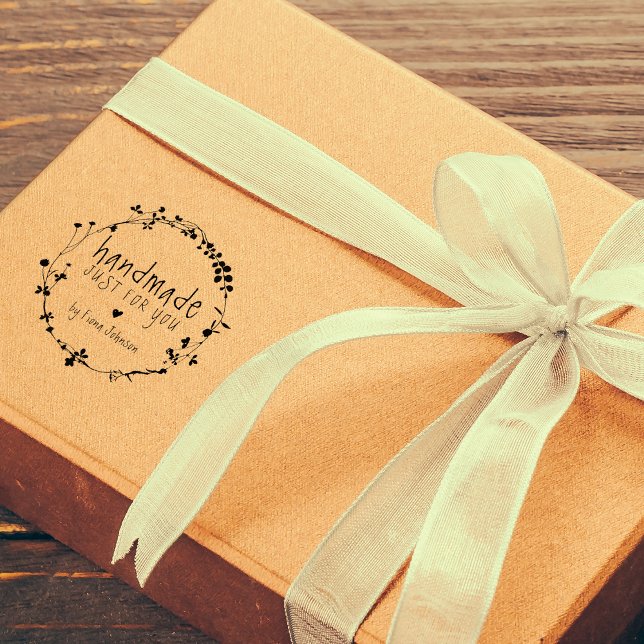 Tampons Encreurs Couronne de fleurs sauvages dessinées à la main fa (Créateur téléchargé)