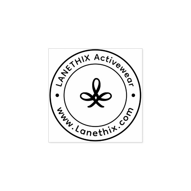 Tampons Encreurs Create Your Own Custom Business Logo Rubber Stamp (Impression)