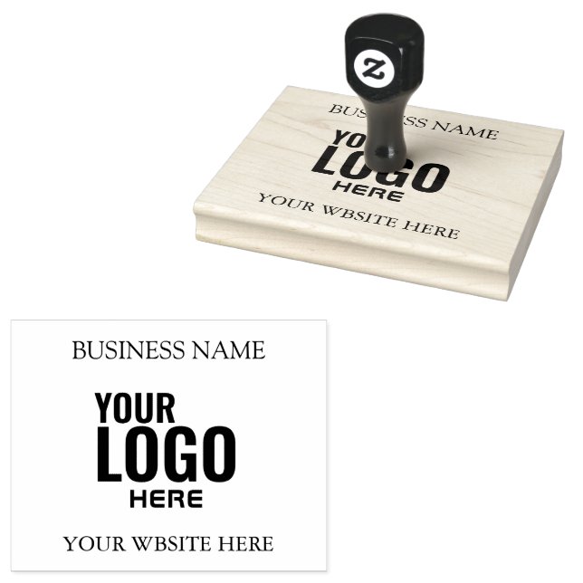 Tampons Encreurs create your own XL Large Business Logo Custom (Tamponné)