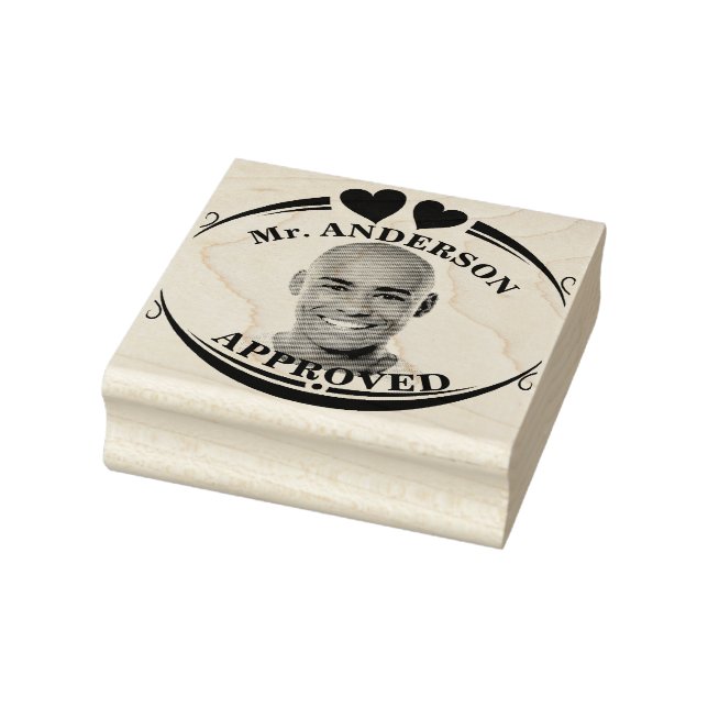 Tampons Encreurs Créer un visage drôle personnalisé pour l'approbat (Tampon)