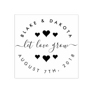 Tampons Encreurs Créer vos propres coeurs laisser l'amour grandir M