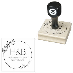 Tampons Encreurs Créer votre propre adresse de retour Script minima