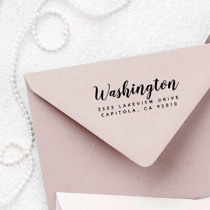 Tampons Encreurs Créer votre propre nom de famille Script de retour