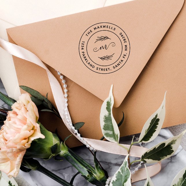 Tampons Encreurs Créer votre propre succursale Nom de famille Adres (Créateur téléchargé)