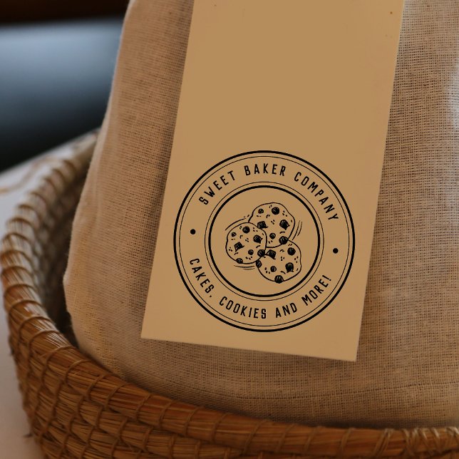 Tampons Encreurs Créez vos propres cookies à la main Logo d'entrepr (Créateur téléchargé)