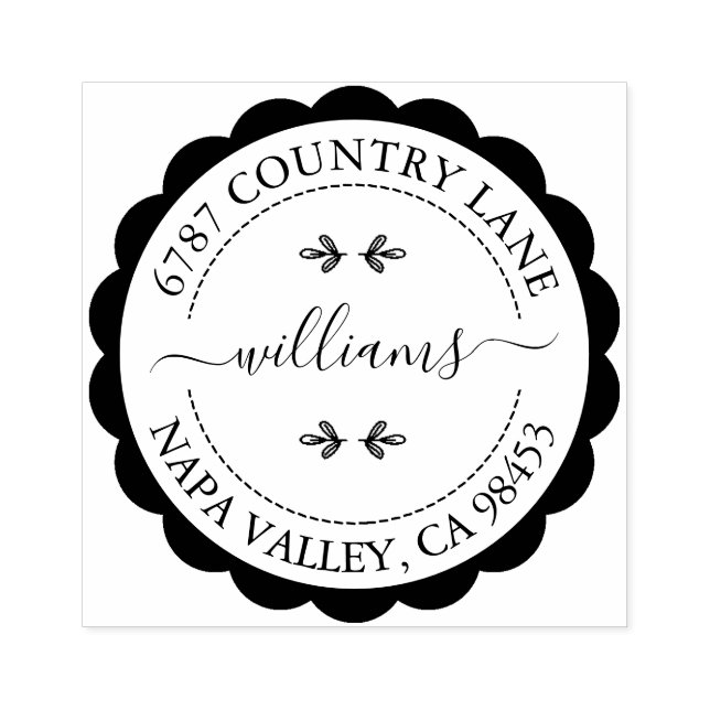 Tampons Encreurs Créez votre propre adresse (Impression)