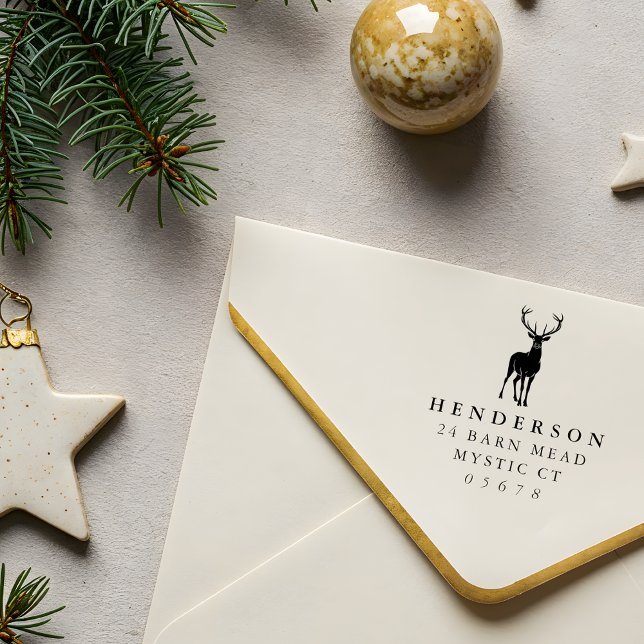 Tampons Encreurs Créez votre propre adresse de famille de rennes de (Créateur téléchargé)