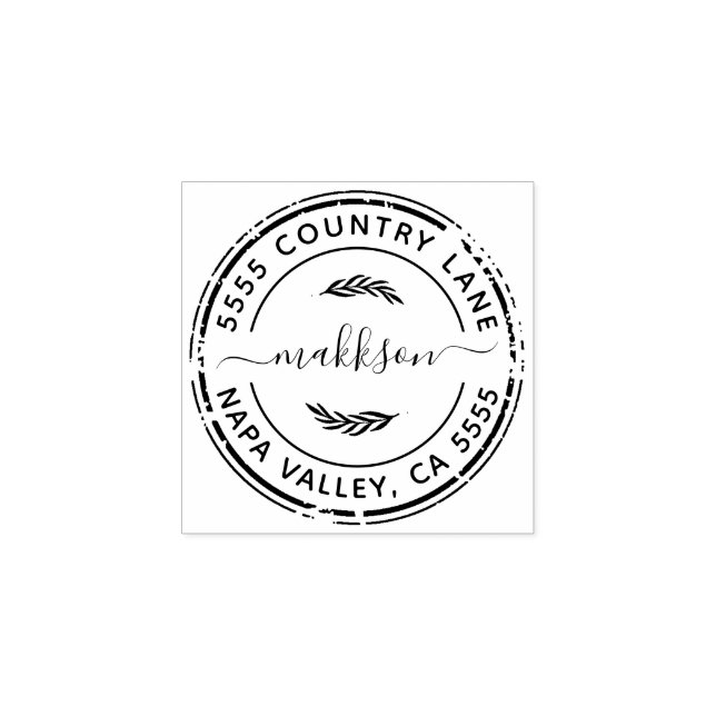 Tampons Encreurs Créez votre propre adresse de retour (Impression)