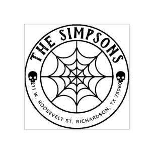 Tampons Encreurs Créez votre propre adresse de retour Halloween