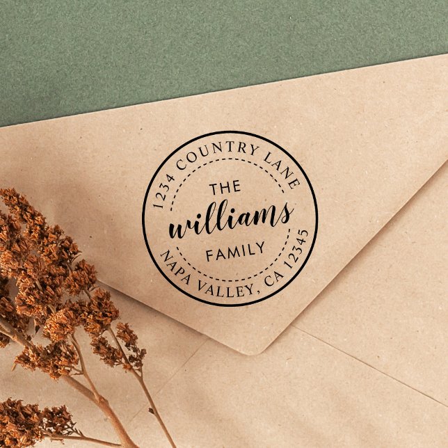 Tampons Encreurs Créez votre propre Calligraphie moderne Adresse de (Créateur téléchargé)