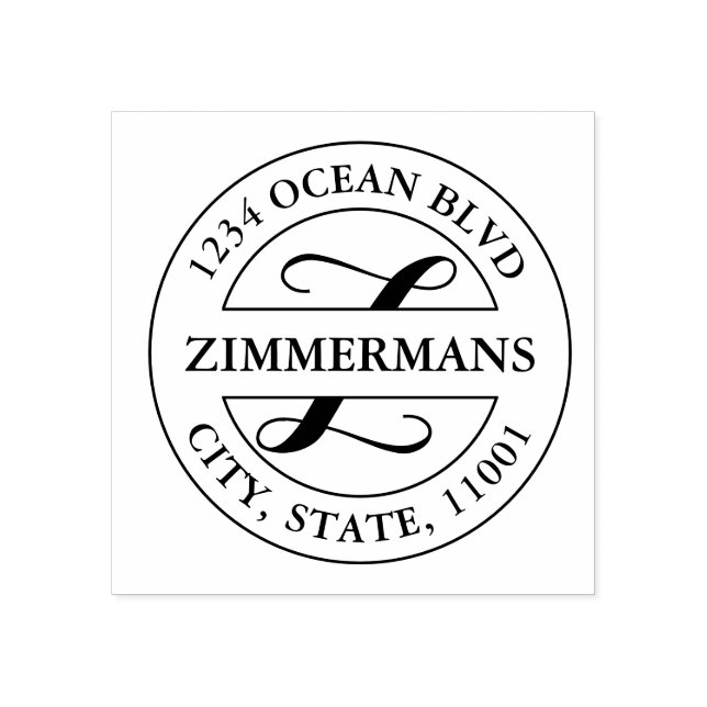 Tampons Encreurs Créez votre propre calligraphie moderne Logo éléga (Impression)