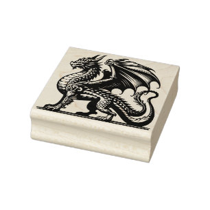 Tampons Encreurs Créez Votre Propre Dragon Debout Royal