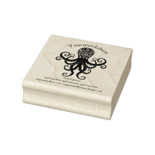 Tampons Encreurs Créez votre propre filigrane Kraken Vie marine
