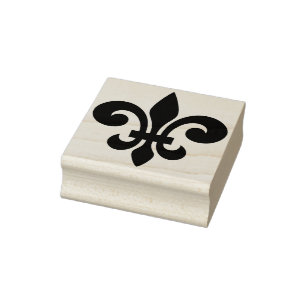 Tampons Encreurs Créez Votre Propre Large Fleur De Lis En Forme De 