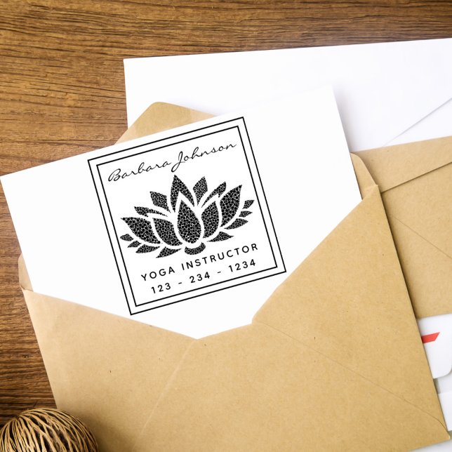 Tampons Encreurs Créez votre propre Lotus Flower Yoga (Créateur téléchargé)