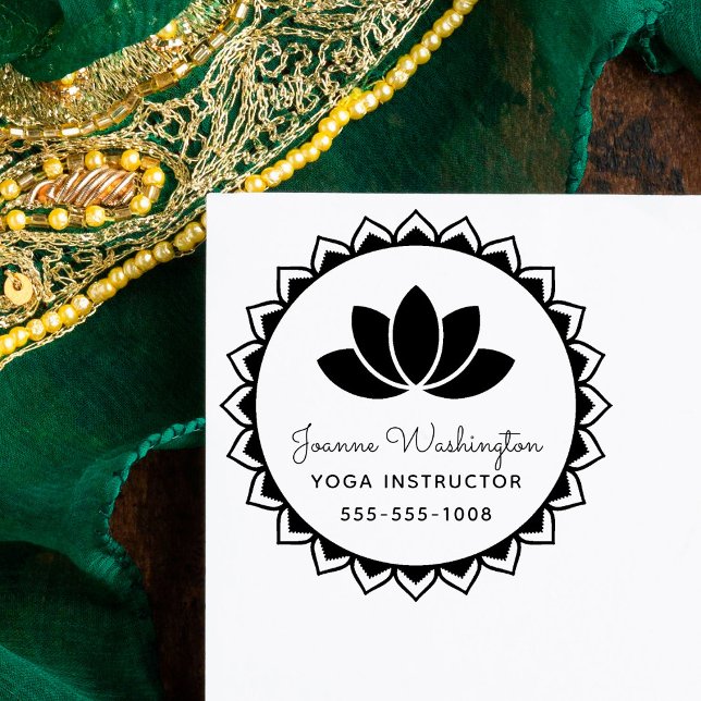 Tampons Encreurs Créez votre propre Lotus Flower Yoga (Créateur téléchargé)