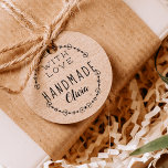 Tampons Encreurs Créez Votre Propre Machine Avec Amour Personnalisé<br><div class="desc">Un timbre pour vos produits artisanaux ou l'art. Personnalisez avec votre nom,  écrit en lettres de script classiques et élégantes.</div>