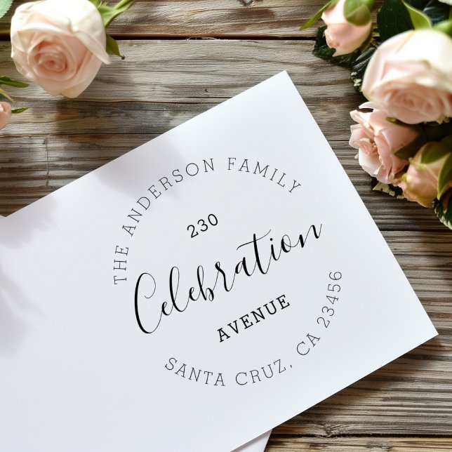 Tampons Encreurs Créez votre propre nom et adresse de retour person (Créateur téléchargé)