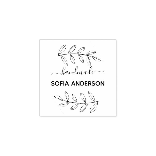 Tampons Encreurs Créez Votre Propre Nom Fabriqué À La Main (Impression)