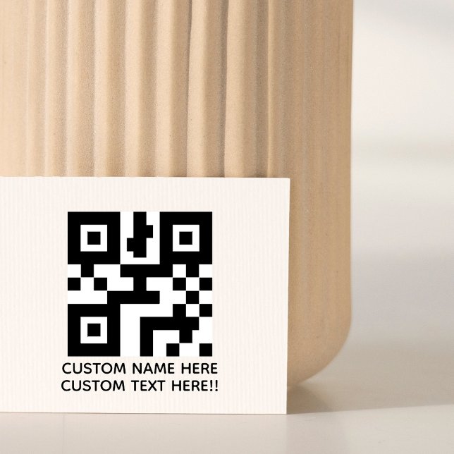 Tampons Encreurs Créez votre propre petit texte de logo/code QR per (Créateur téléchargé)