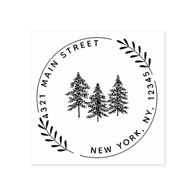 Tampons Encreurs Créez votre propre ronde moderne (Impression)